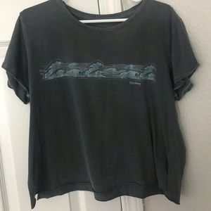 wave billabong crop top